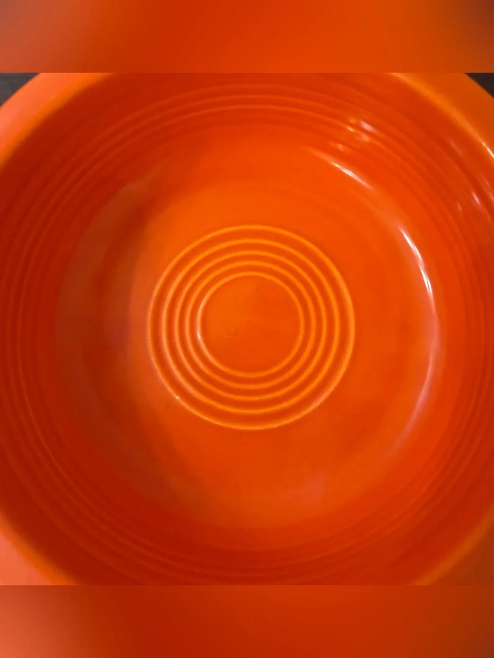 Vintage Fiesta HLC Orange Cereal Bowls Set of 2 Fiesta Ware USA 6” Bowl